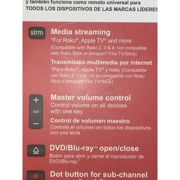 Ultra Pro Universal Replacement LG Remote 57818 - Picture 7 of 11